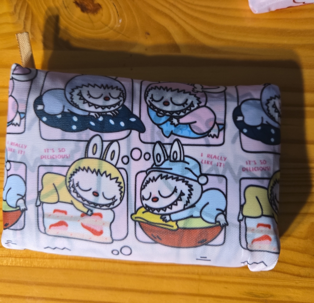 Large Labubu Inspired Reusable Shopping Bag